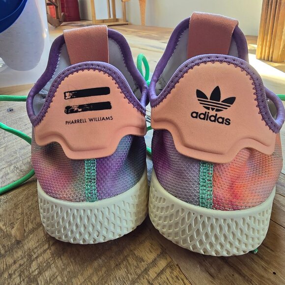 Adidas X Pharrell Williams Hu Holi Chalk Coral Sneaker Men's Size 8 - Picture 8 of 8